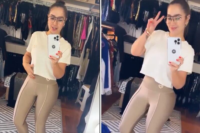 La actriz y empresaria Paola Jara da impacta con su look deportiva y natural.