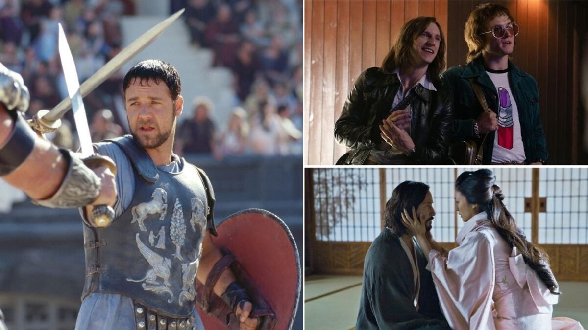 Escenas de Gladiador, Rocketman y 47 Ronin: La leyenda del samurái