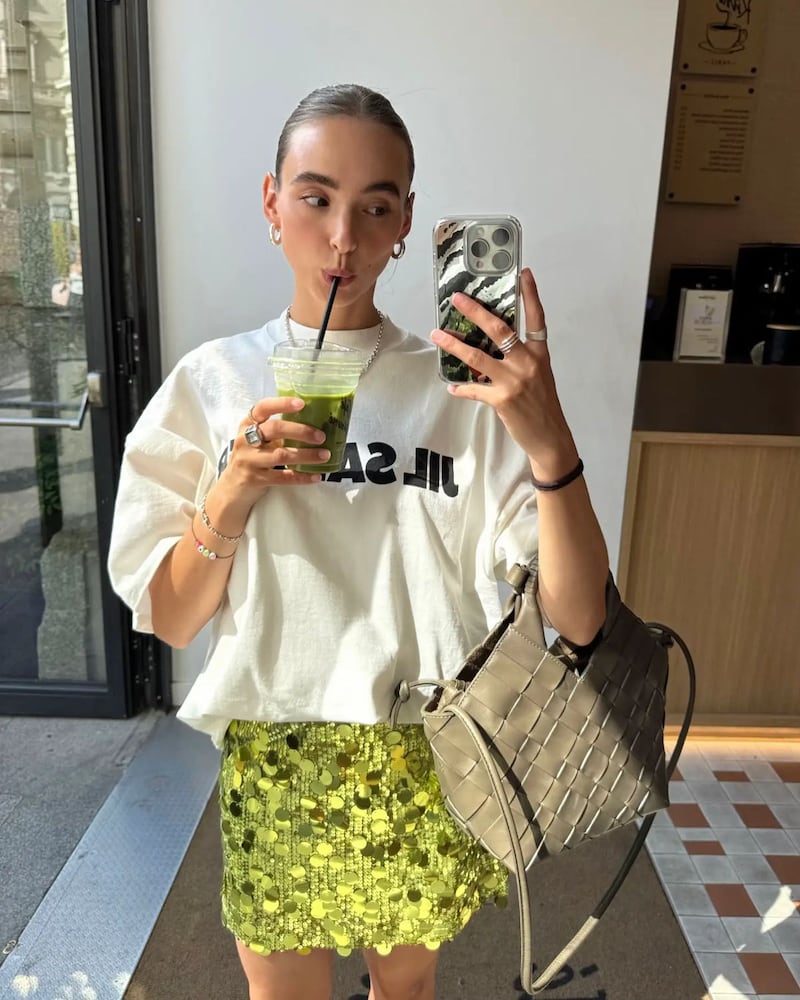 ¿Cómo combinar verde wasabi?