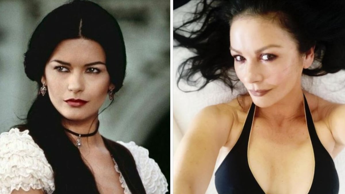 La evolución de Catherine Zeta-Jones con los años