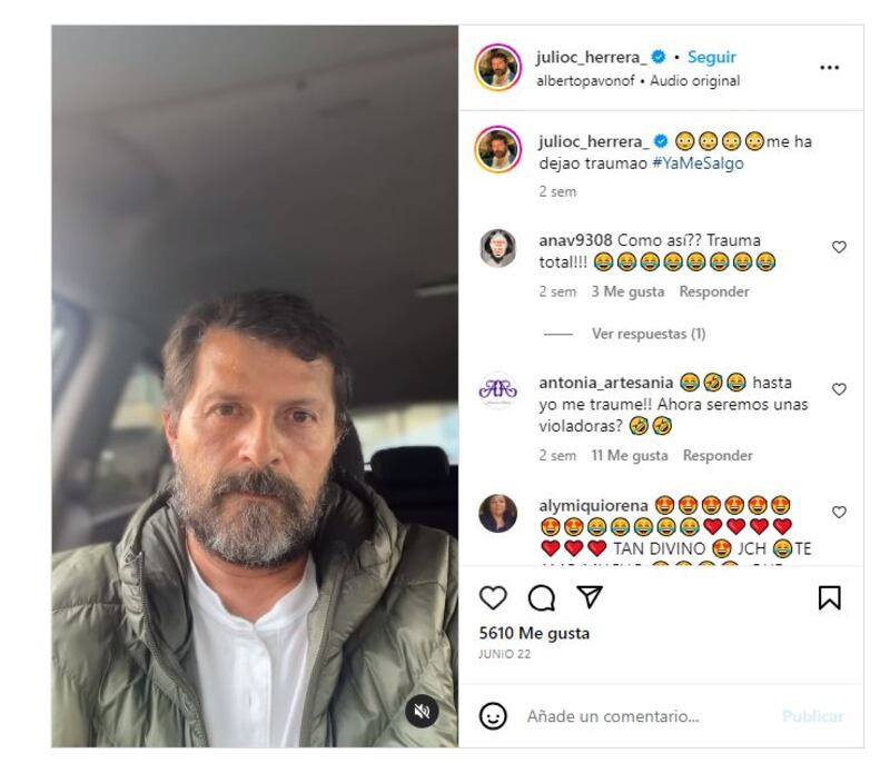 Julio César Herrera en la actualidad