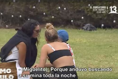 Miguelito cual sanguchito de palta: Le contó a Pamela Díaz con quién se encontró Fabio la noche de su escape