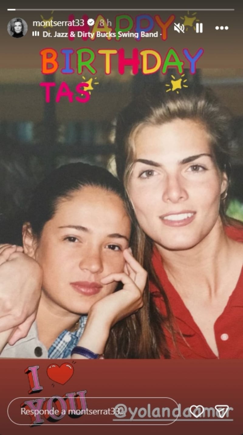 Montserrat Oliver dedicó un emotivo mensaje a Yolanda Andrade por su cumpleaños.