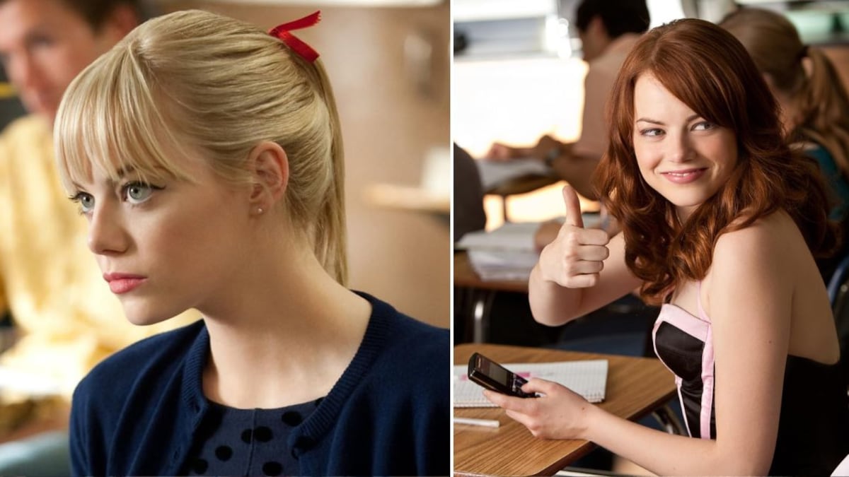 Emma Stone en El sorprendente Hombre Araña y Se dice de mí