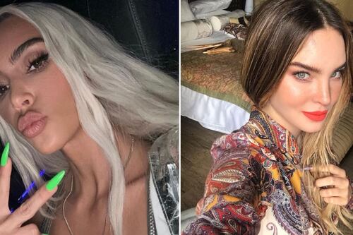 Una Kardashian mexicana: Belinda adelanta la tendencia de los 90 con un sexy look futurista