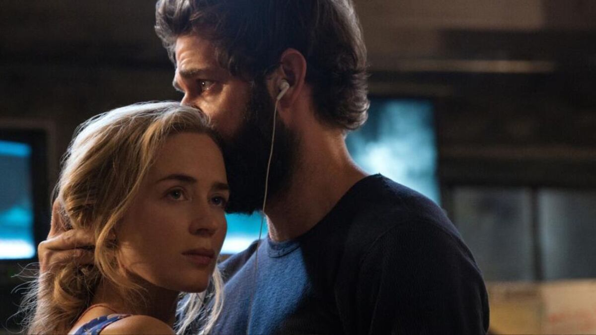 Emily Blunt y John Krasinski en 'Un lugar en silencio'
