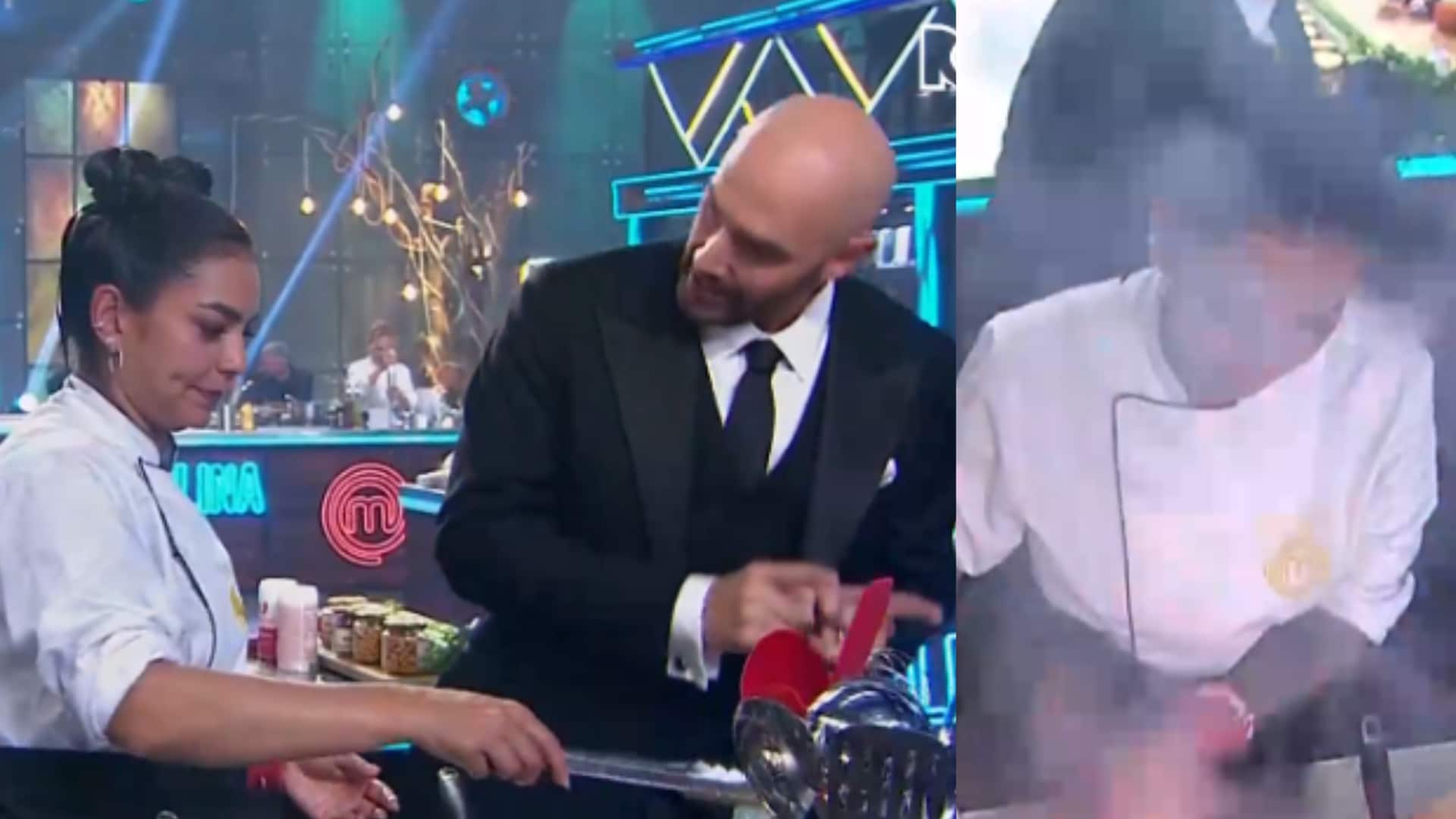 Valentina Taguado sufrió delicado incidente en la final de MasterChef