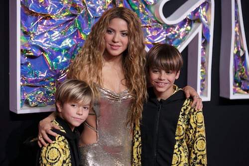 Shakira y sus hijos paralizaron la alfombra roja de los MTV Video Music Awards