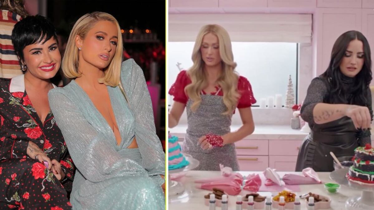 Paris Hilton y Demi Lovato pasteles mascotas