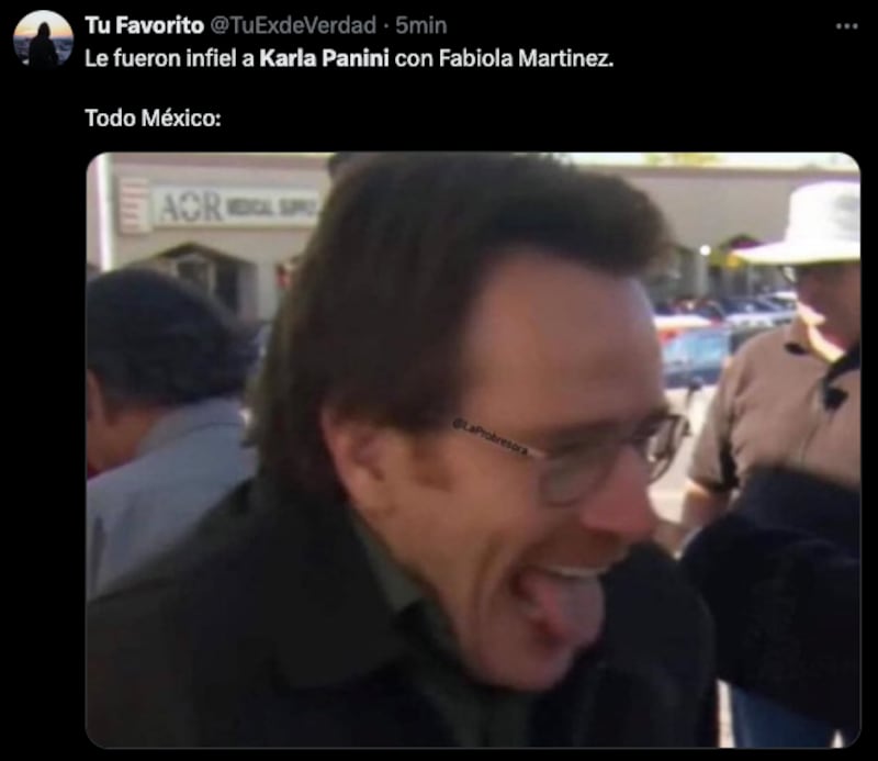 Memes sobre la infidelidad a Karla Panini