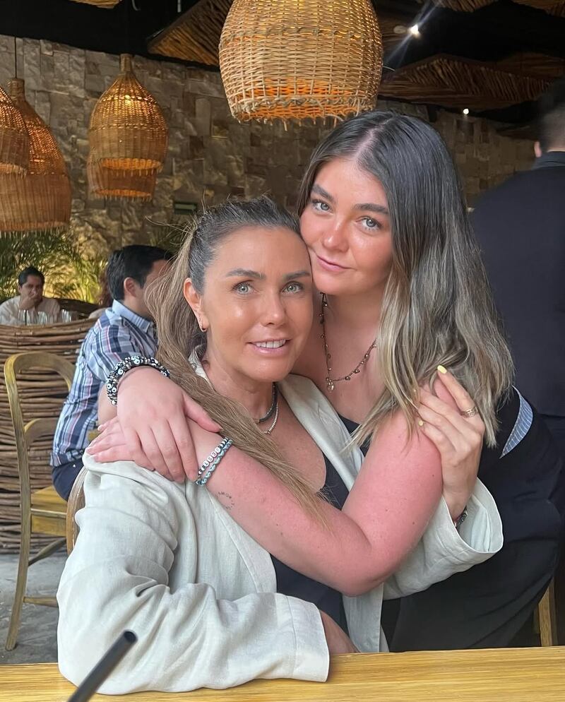 Sabine Moussier y su hija