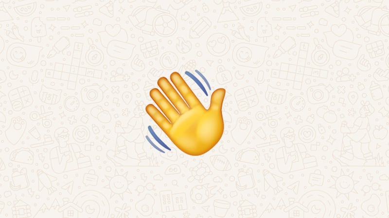 La mano saludando es el emoji correcto para enviar cuando queremos decir adiós