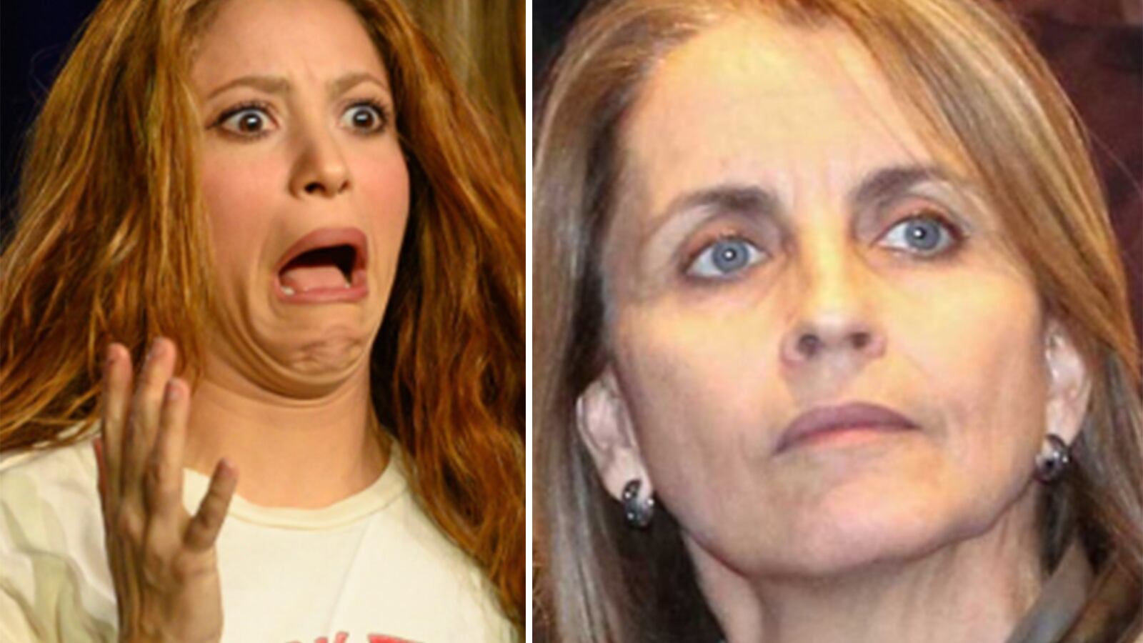 Shakira se libró de la madre de Piqué que es una grosera.