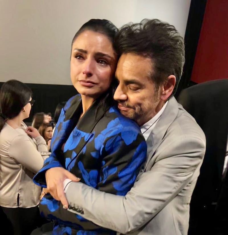 Eugenio Derbez y Aislinn Derbez