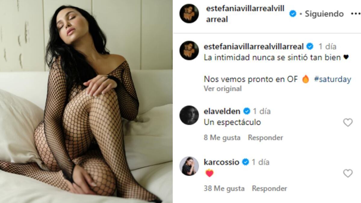 Con body de red, Estefanía Villarreal presume su cinturita y un cuerpazo de impacto