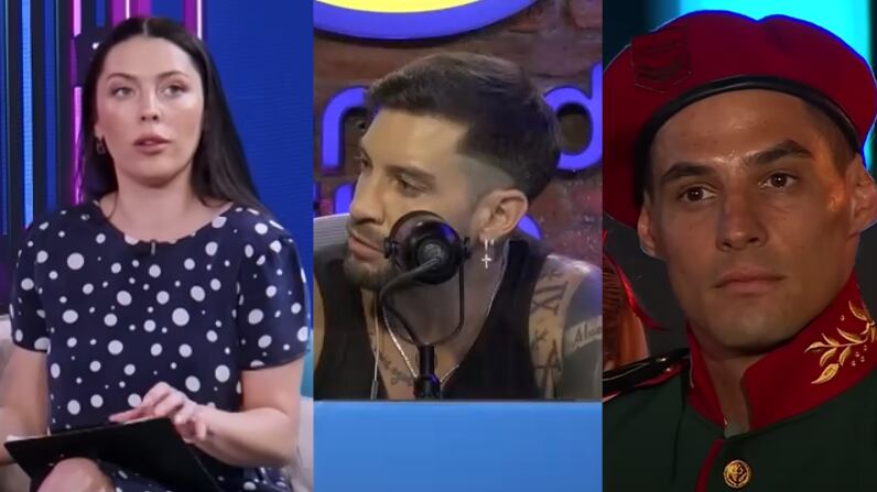 Luis Mateucci, Daniela Aránguiz y Facundo González | Captura: Sígueme (TV+), React de Palabra de Honor (Canal 13) y Palabra de Honor (Canal 13)