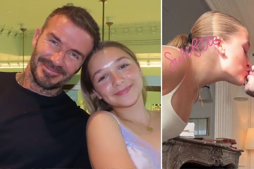 ¿Es correcto?: David Beckham sigue besando en la boca a su hija a pesar de las controversias