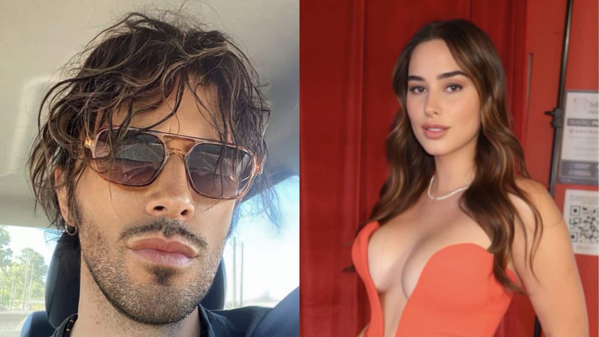 El vocalista de Glup!, Koko Stambuk y Melina Noto