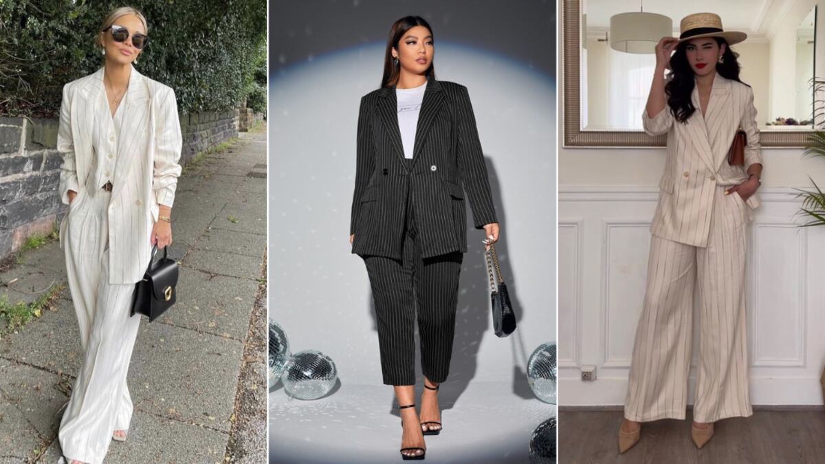 Los looks sastre están de moda y este es el estampado que no puede faltar.