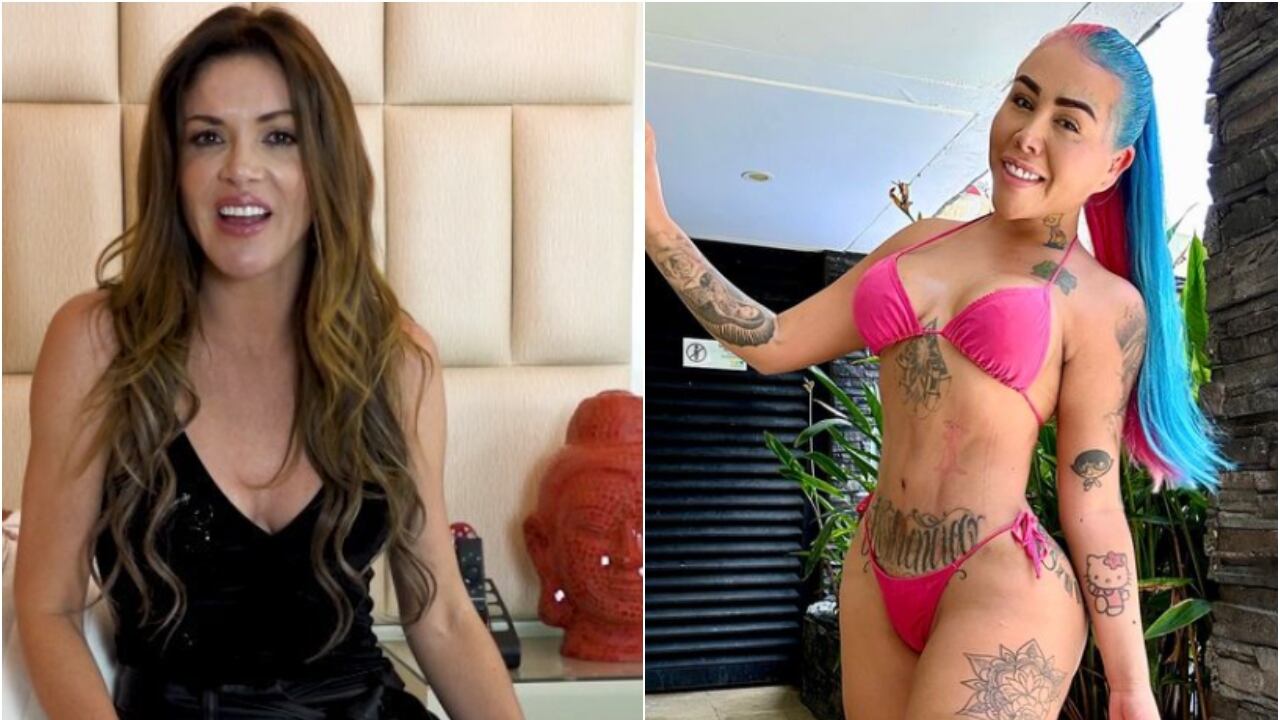 Nataly Umaña y Yina Calderón desde sus redes sociales