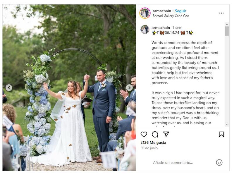 Amy y Matt Perry recibieron duras críticas tras "liberar" mariposas monarca en su boda