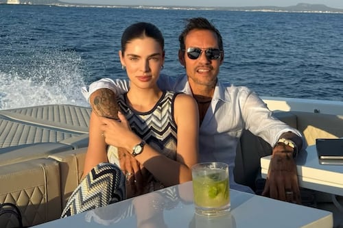 Captan supuesto “desplante” de Nadia Ferreira en el cumpleaños de Marc Anthony y aseguran que “no lo ama”