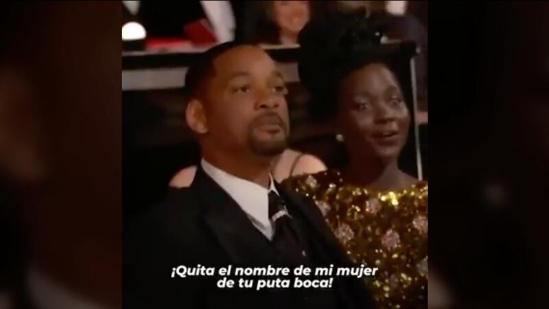 Will Smith golpeó a Chris Rock en los premiso Oscar 2022