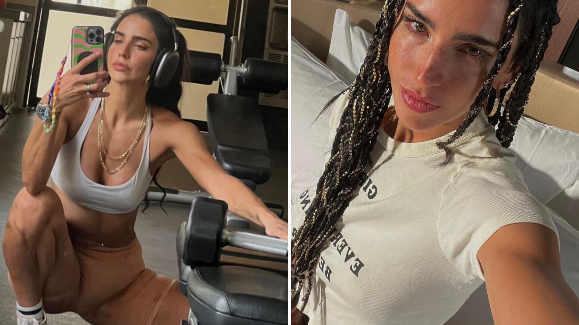 Este fin de semana posó en traje de baño, pero le llovieron las críticas por su cuerpo "poco femenino".