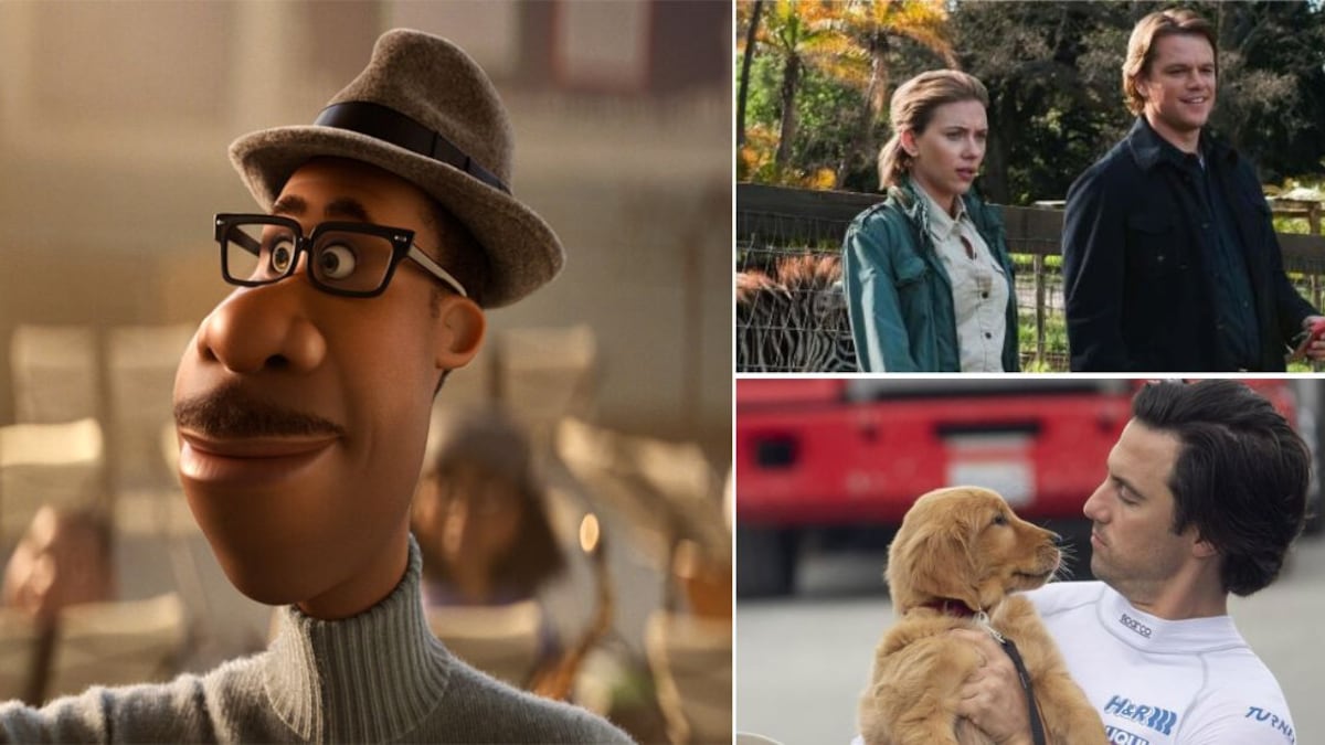 Fotogramas de 'Soul', 'Un zoológico en casa' y 'Mi amigo Enzo'