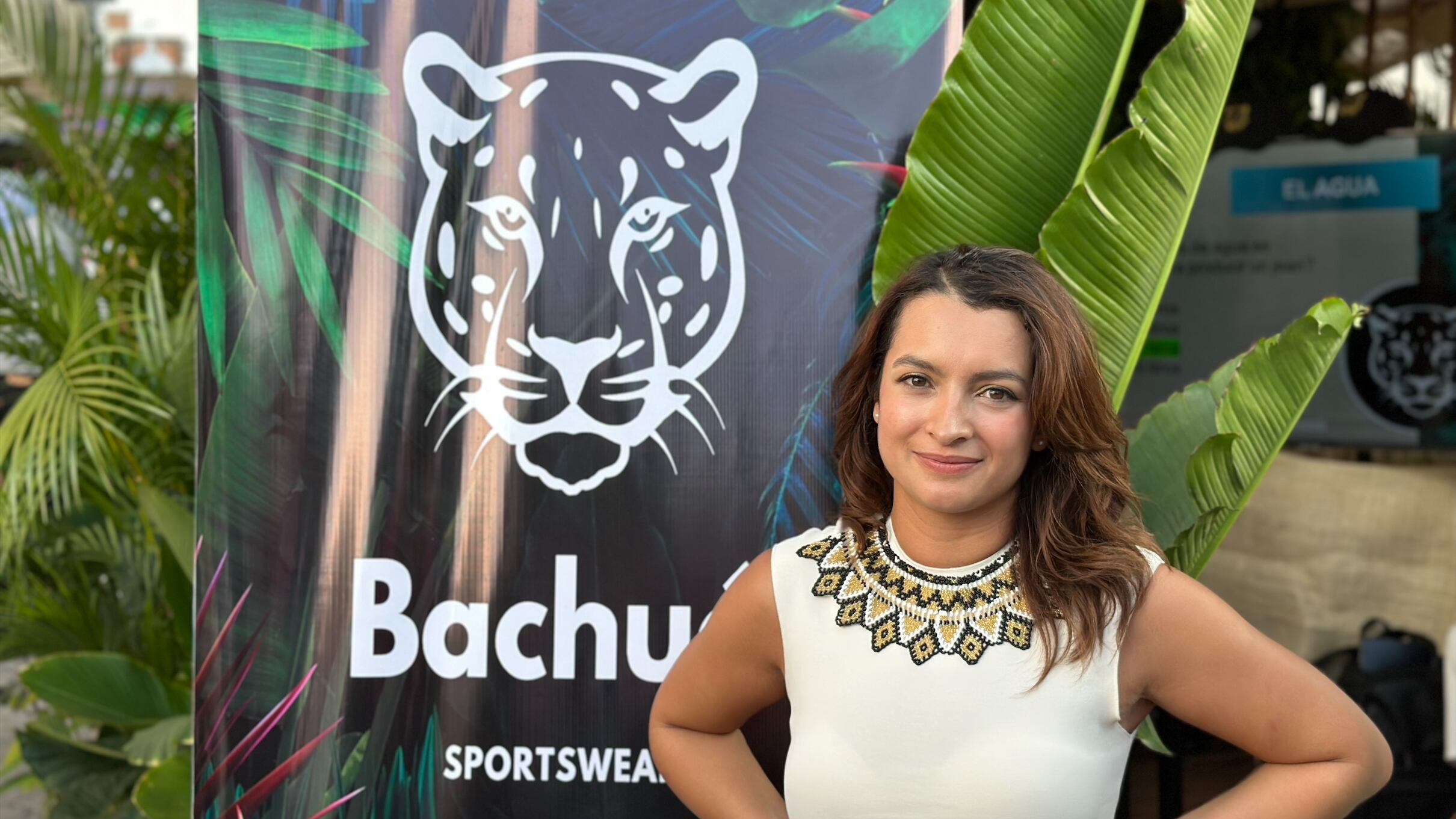 Andrea Petro presentó su marca de ropa en la COP16