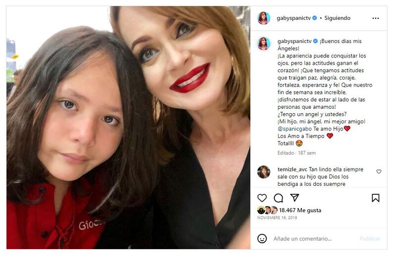 Hijo de Gaby Spanic