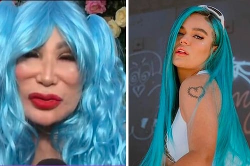 “Karol G me copia y aparte debe hacer ejercicio porque tiene cuerpo de tamal”: fuerte mensaje de Lyn May para la ‘bichota’