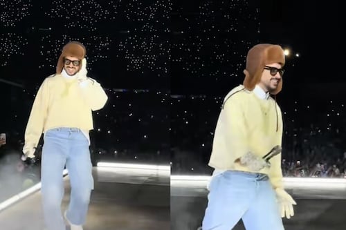 Bad Bunny reacciona a la equivocación de Julieta Venegas en pleno concierto: “La cara de disgusto”