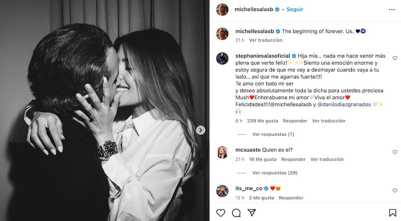 Desde hace un tiempo ya se rumoraba que la única hija de Luis Miguel se casaría con Danilo Díaz Granados y la noticia por fin se confirmó.