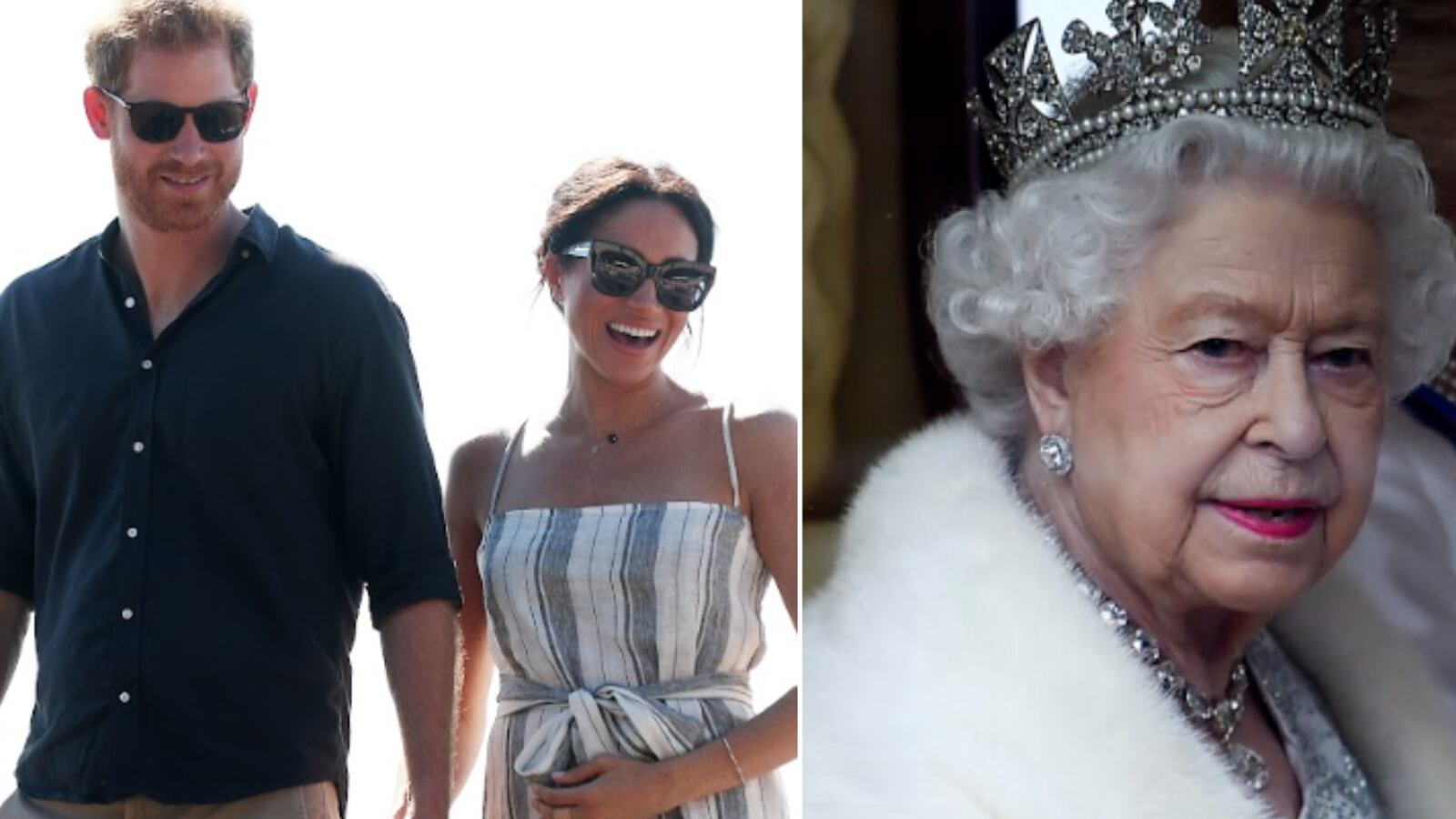 Reina Isabel y el príncipe Harry