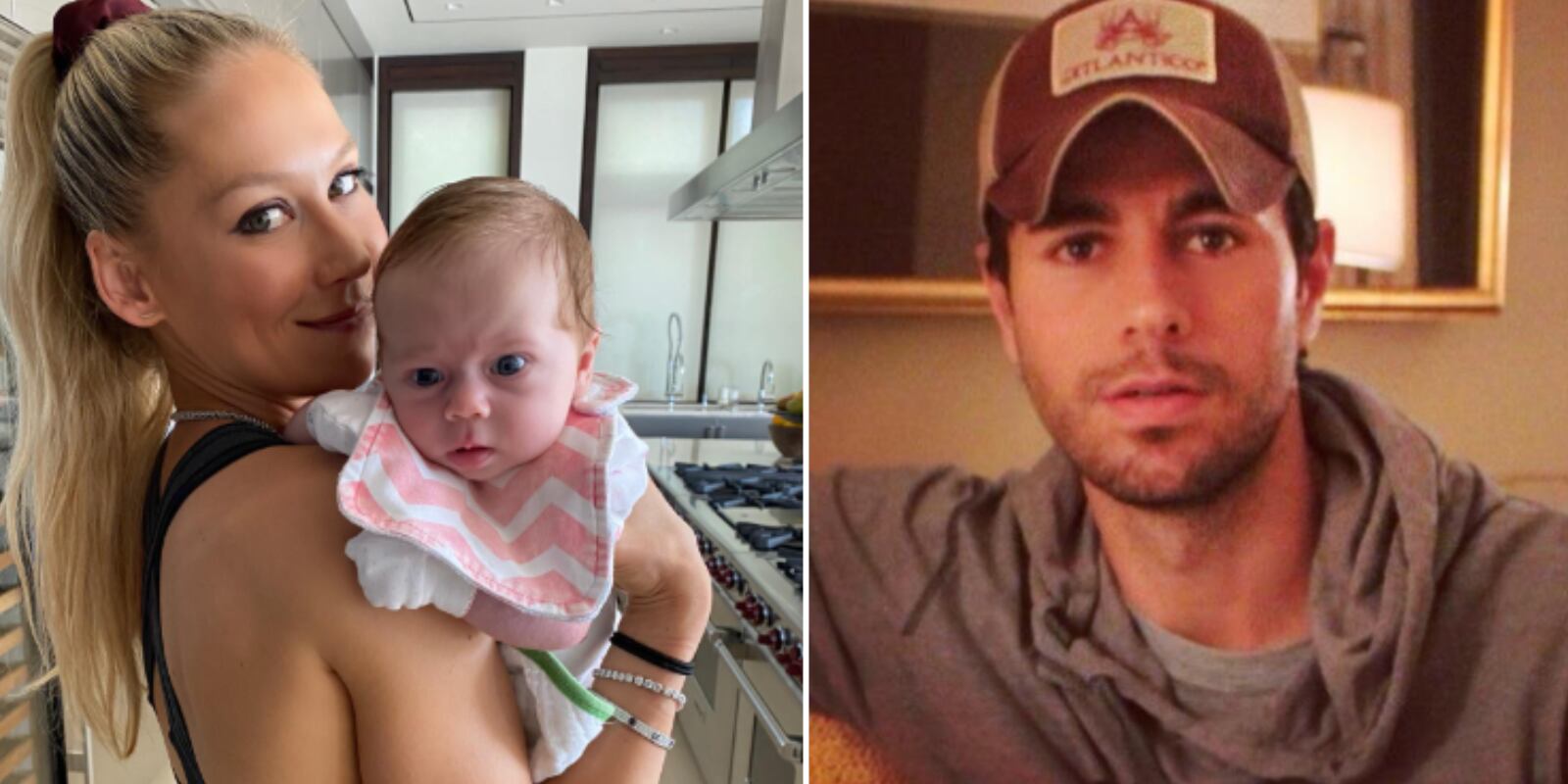 Anna Kournikova presume su figura a 3 meses de dar a luz con look de mini short