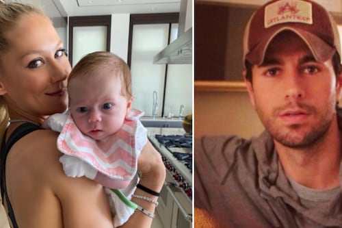 Anna Kournikova presume su figura a 3 meses de dar a luz con look de mini short