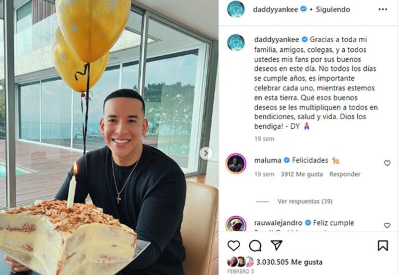 Daddy Yankee cumpleaños