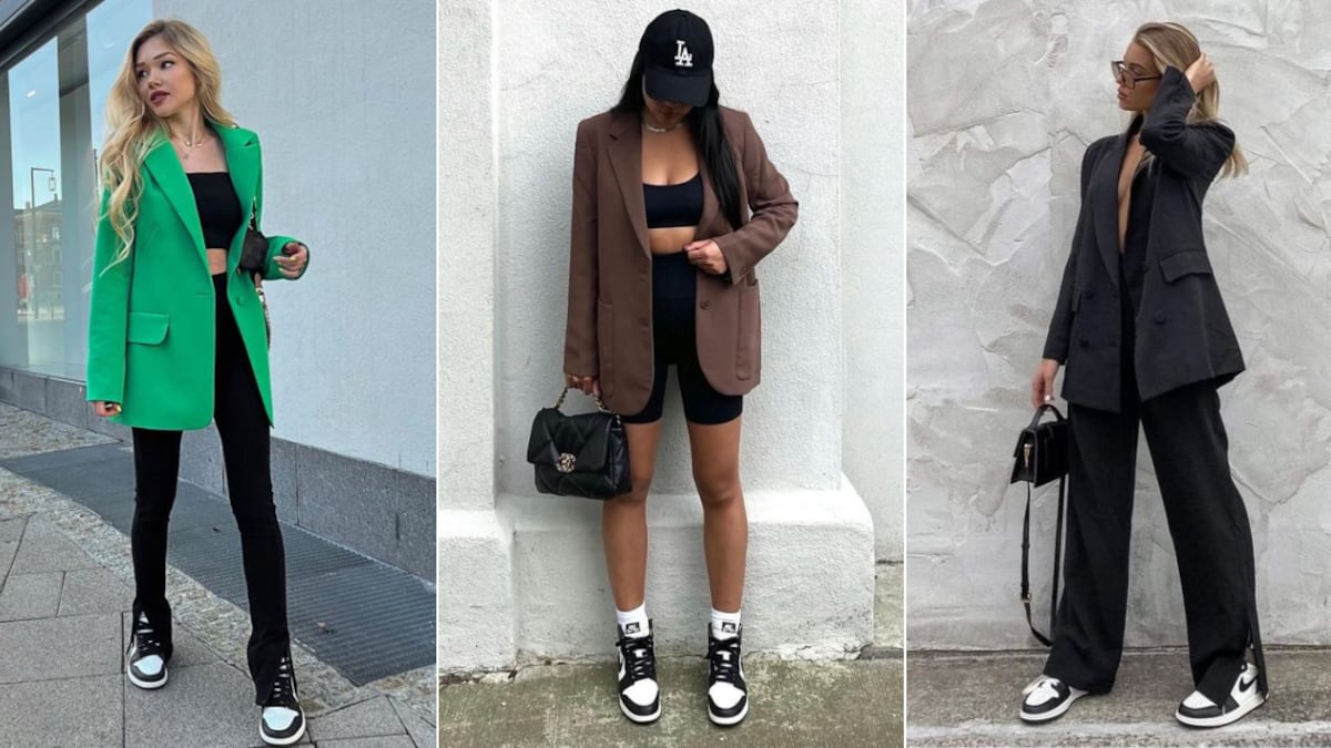 Tenis Jordan con blazer