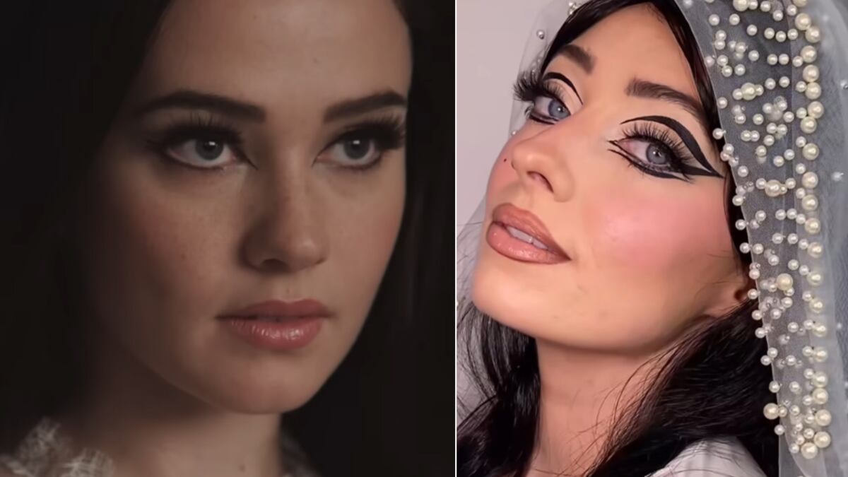 El maquillaje de Priscilla Presley está causando furor en TikTok.