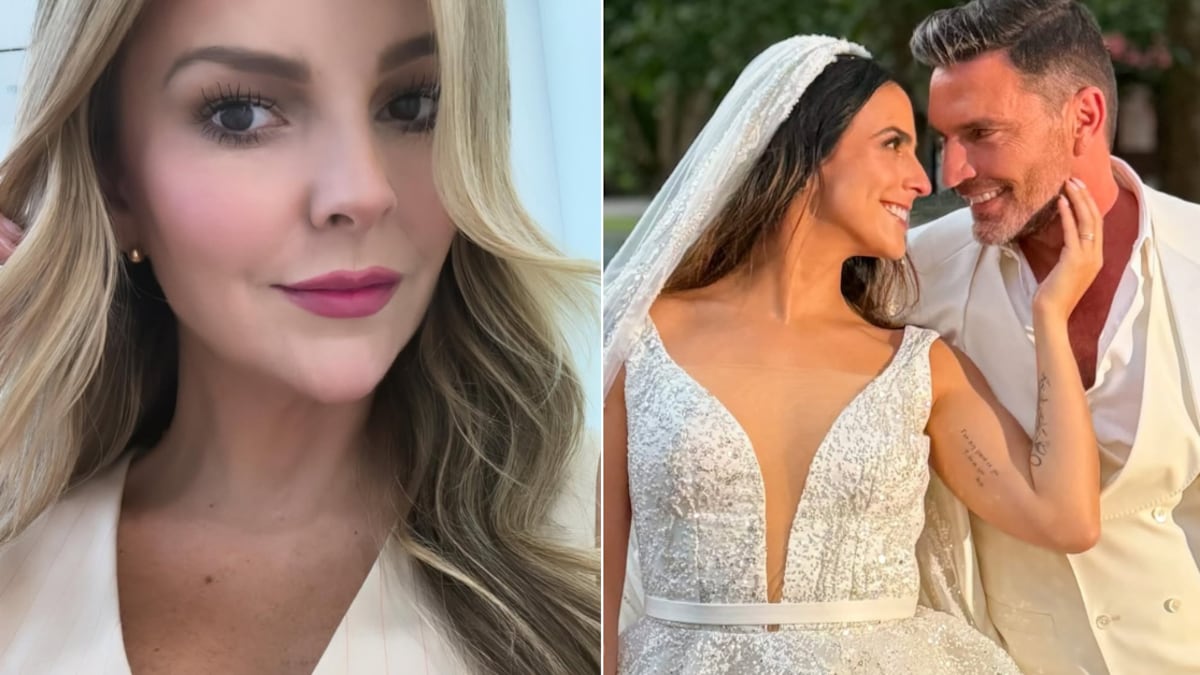 Así reaccionó Marjorie de Sousa a la boda de Julián Gil.
