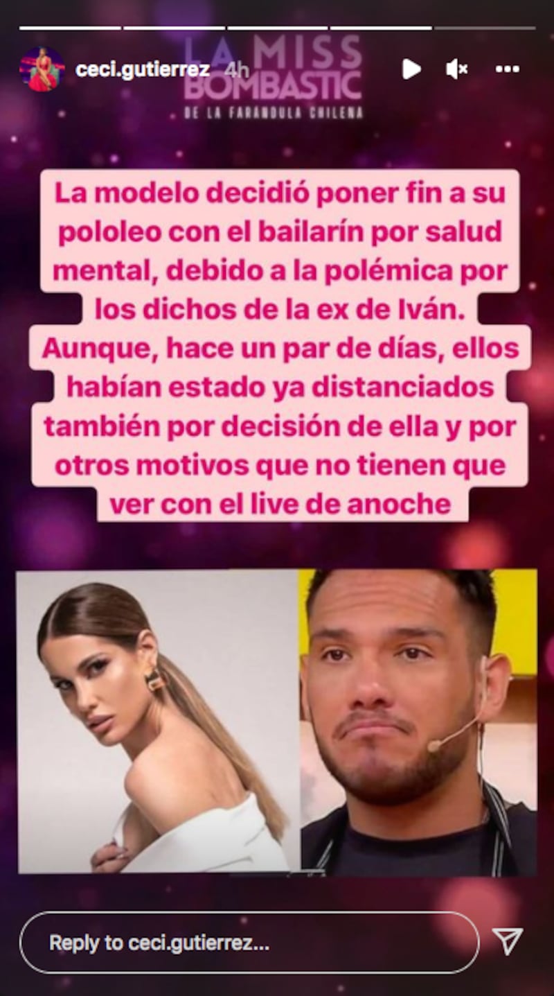 Aseguran que Gala Caldirola terminó su relación con Iván Cabrera