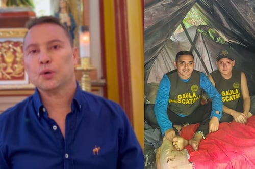 Encadenados y en un cambuche: Así encontraron al hijo de Giovanny Ayala y su manager