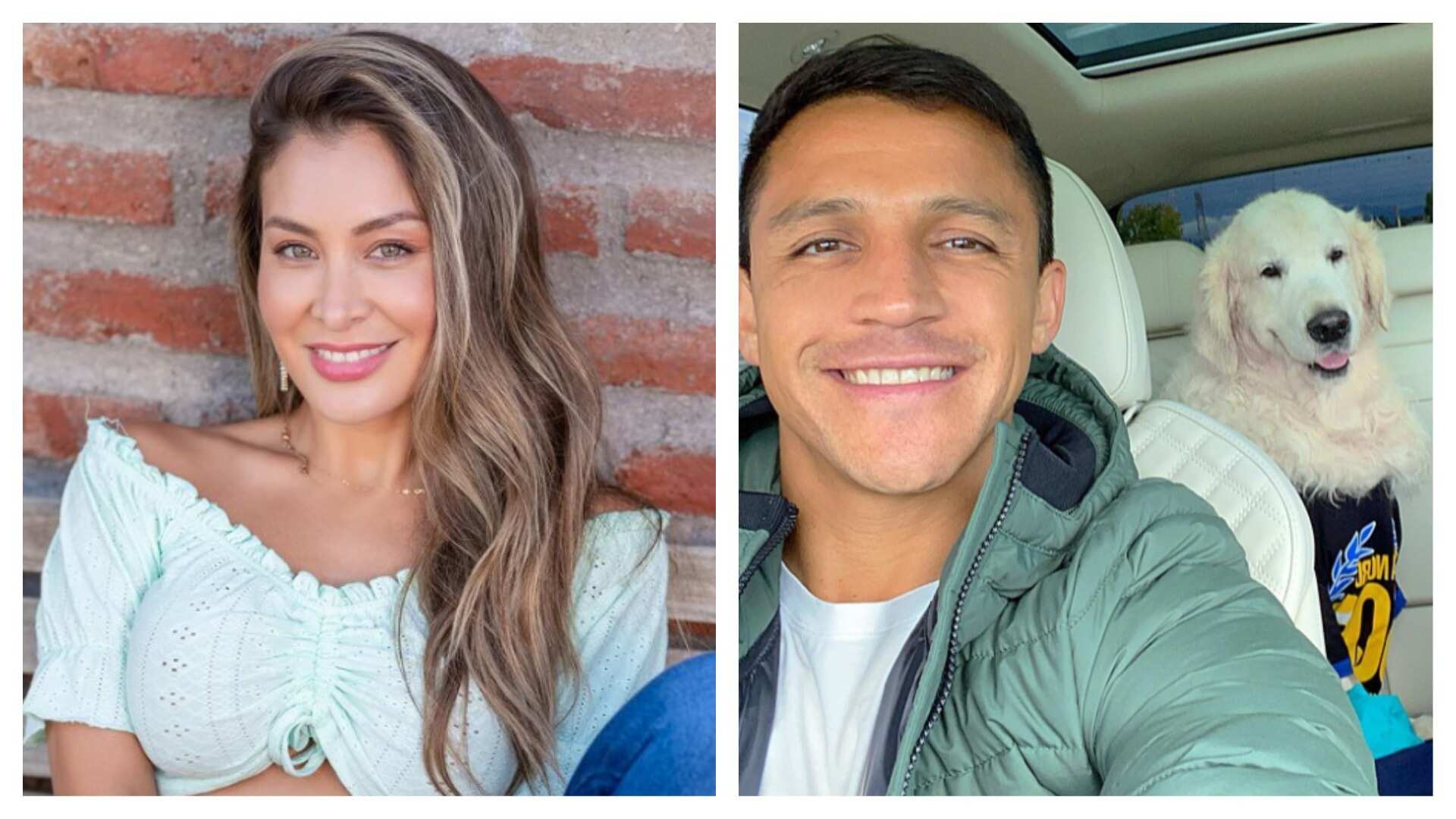 Sabrina Sosa y Alexis Sánchez