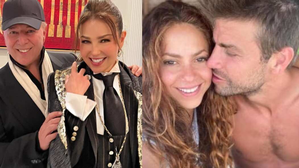 Thalía fue acusada por haberse burlado de Shakira