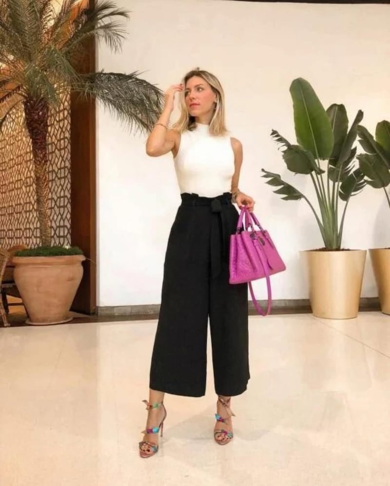 Pantalones culotte en tendencia.