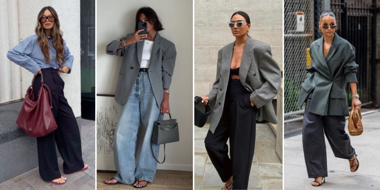 5 formas de llevar los pantalones baggy en 2026 sin dejar de lucir sofisticada