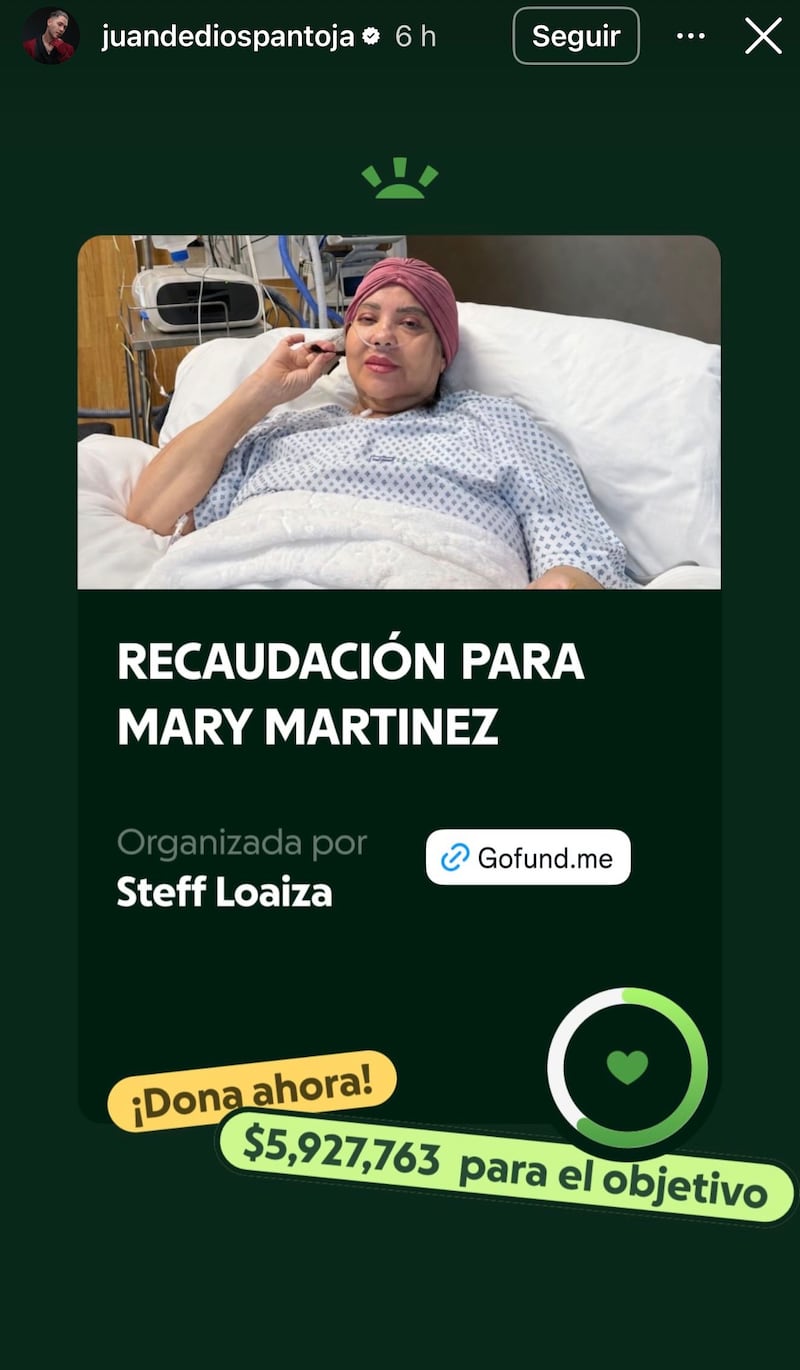 Juan de Dios Pantoja compartió enlace de donación por la salud de su suegra