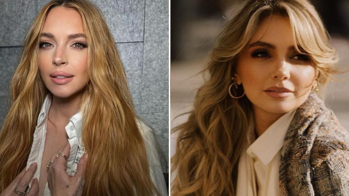 Angélica Rivera y Lindsay Lohan vestidos