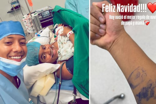 Jombriel celebra la Navidad más especial de su vida con el nacimiento de su primer hijo
